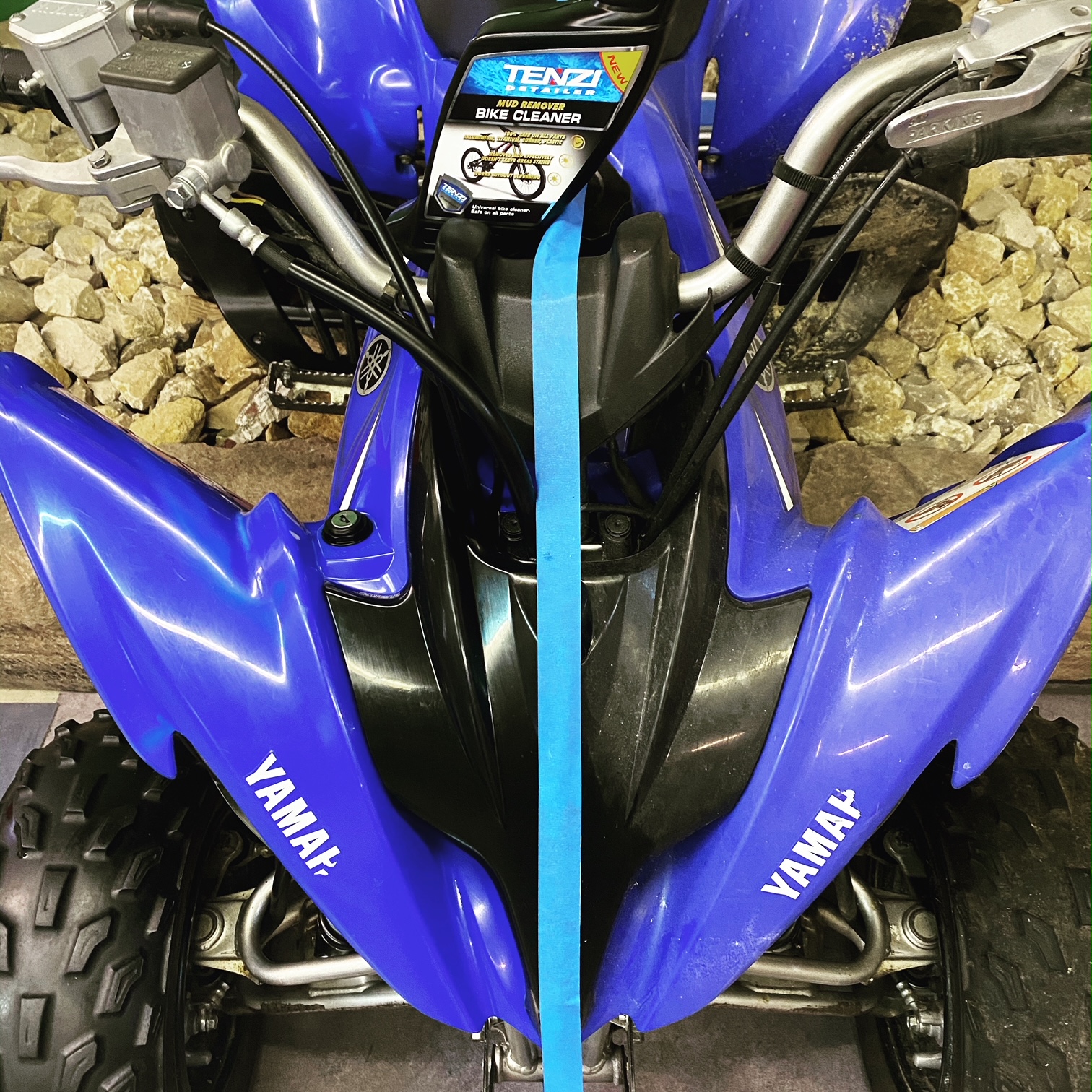 Quad Yamaha nettoyage